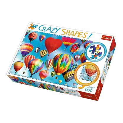 Crazy Shapes - Színes hőlégballonok Trefl 600 darabos kirakó puzzle (TR-11112) - puzzlegarden