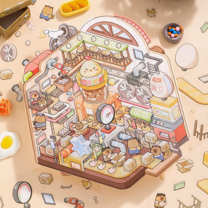 Csibék élete - matricajelenet Simno 1 darabos kirakó puzzle (SN-6941776325185) - puzzlegarden