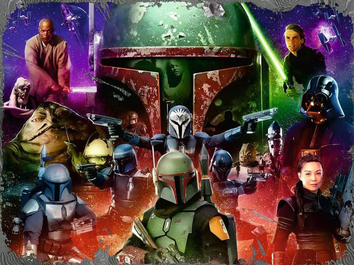 Csillagok Háborúja - Boba Fett a Fejvadász Ravensburger 1500 darabos kirakó puzzle (RA-16918 4005556169184) - puzzlegarden