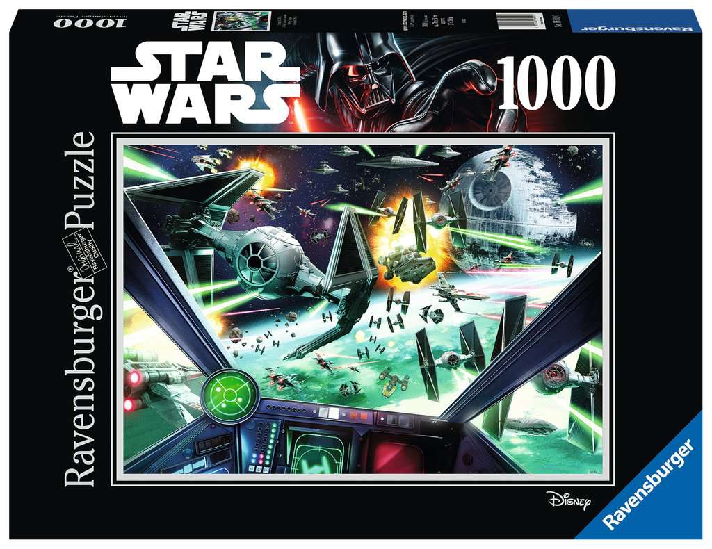 Csillagok háborúja - X-Wing Cockpit Ravensburger 1000 darabos kirakó puzzle (RA-16919 4005556169191) - puzzlegarden