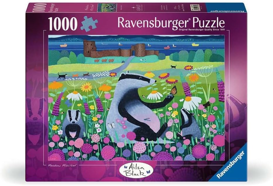 Csínytevések a réten Ravensburger 1000 darabos kirakó puzzle (RA-12001753) - puzzlegarden