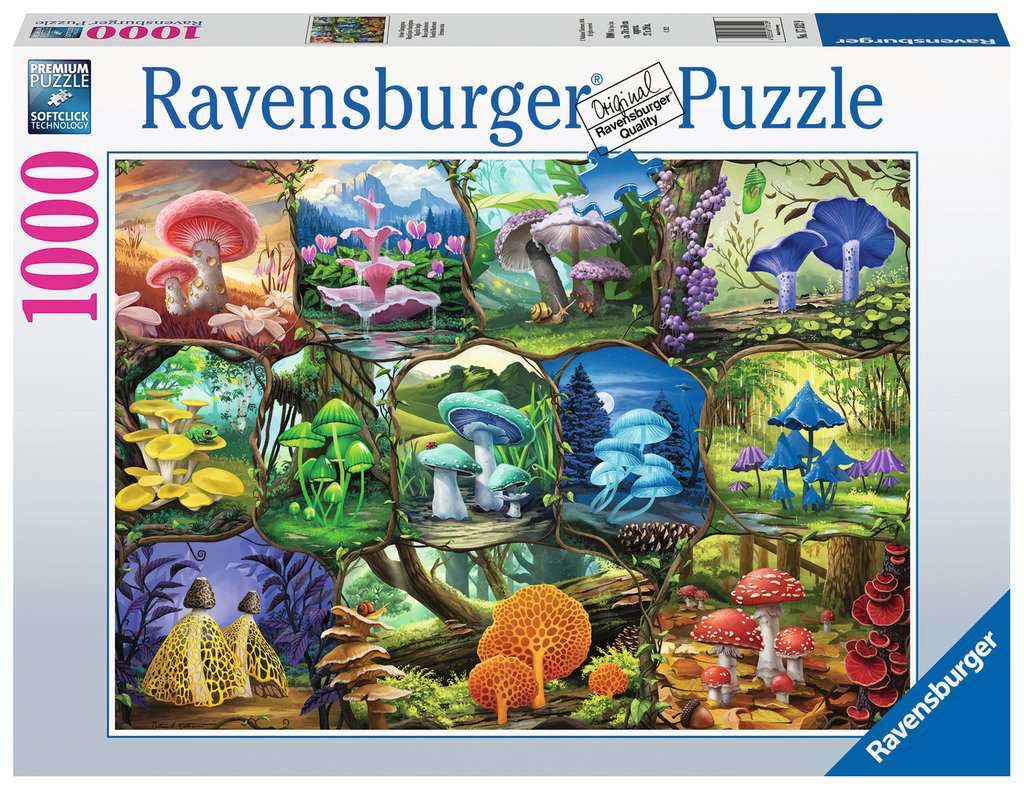 Csodálatos Gombák Ravensburger 1000 darabos kirakó puzzle (RA-17312 4005556173129) - puzzlegarden