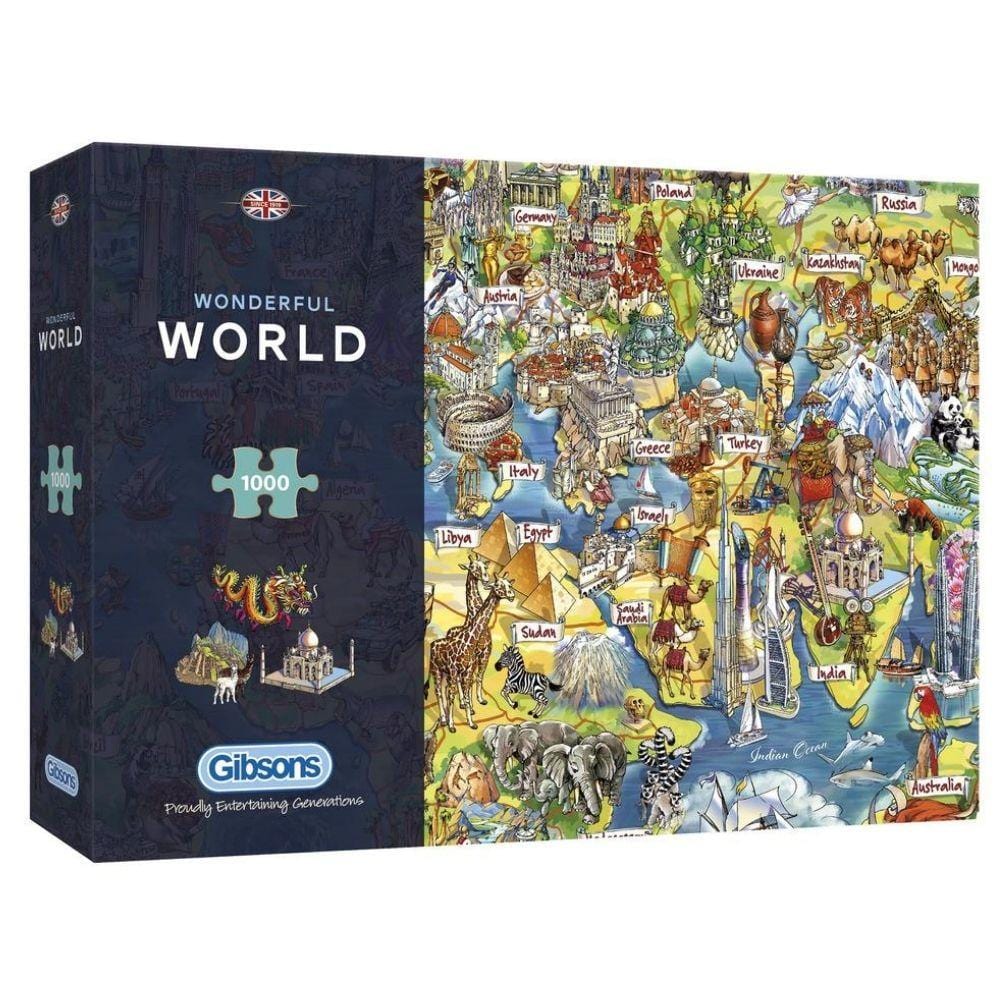 Csodálatos Világunk Gibsons 1000 darabos kirakó puzzle (G - G7098) - puzzlegarden