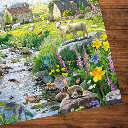Csörgedező patak Gibsons 1000 darabos kirakó puzzle (G-G6457) - puzzlegarden