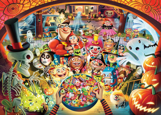 Csokit vagy csalunk! Ravensburger 1000 darabos kirakó puzzle (RA - 12001348) - puzzlegarden