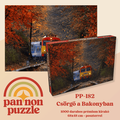 Csörgő a Bakonyban Pannon Puzzle 1000 darabos kirakó puzzle (PP-182) - puzzlegarden