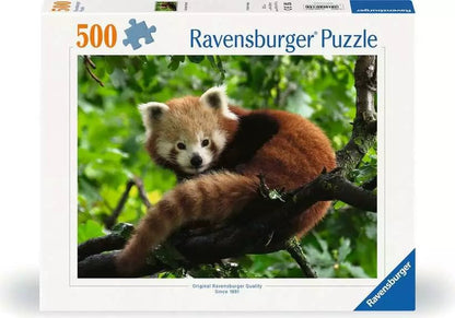 Cuki Vörös Panda Ravensburger 500 darabos kirakó puzzle (RA-12000369) - puzzlegarden