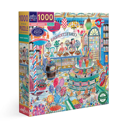 Cukorkabolt Eeboo 1000 darabos kirakó puzzle (EB-EPZT631) - puzzlegarden
