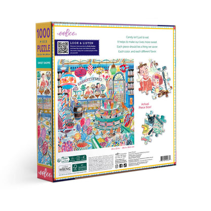 Cukorkabolt Eeboo 1000 darabos kirakó puzzle (EB-EPZT631) - puzzlegarden