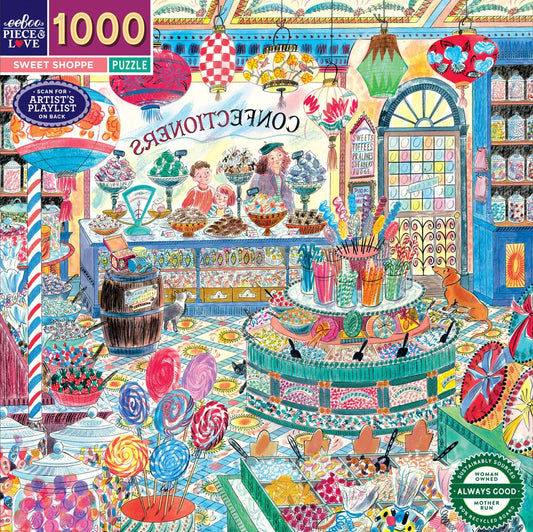 Cukorkabolt Eeboo 1000 darabos kirakó puzzle (EB-EPZT631) - puzzlegarden