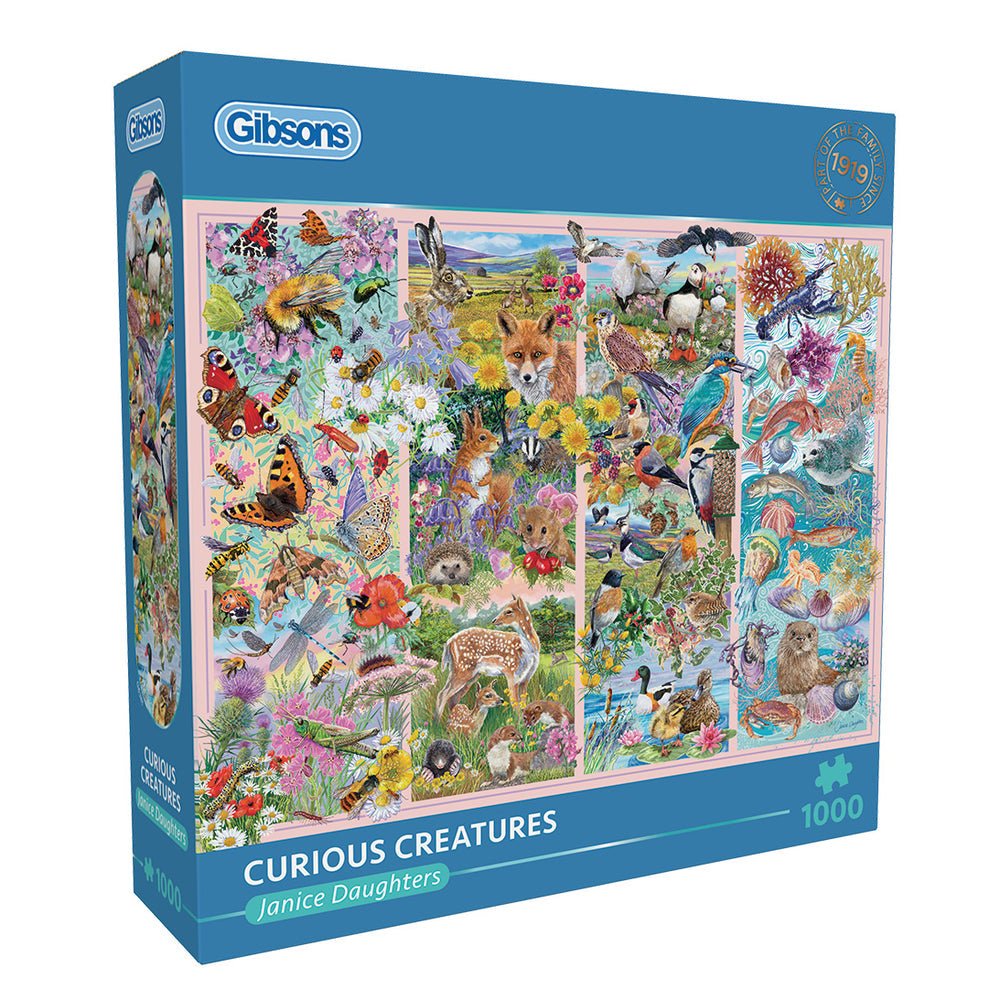 Curious Creatures Gibsons 1000 darabos kirakó puzzle (G - G6381 5012269063813) - puzzlegarden