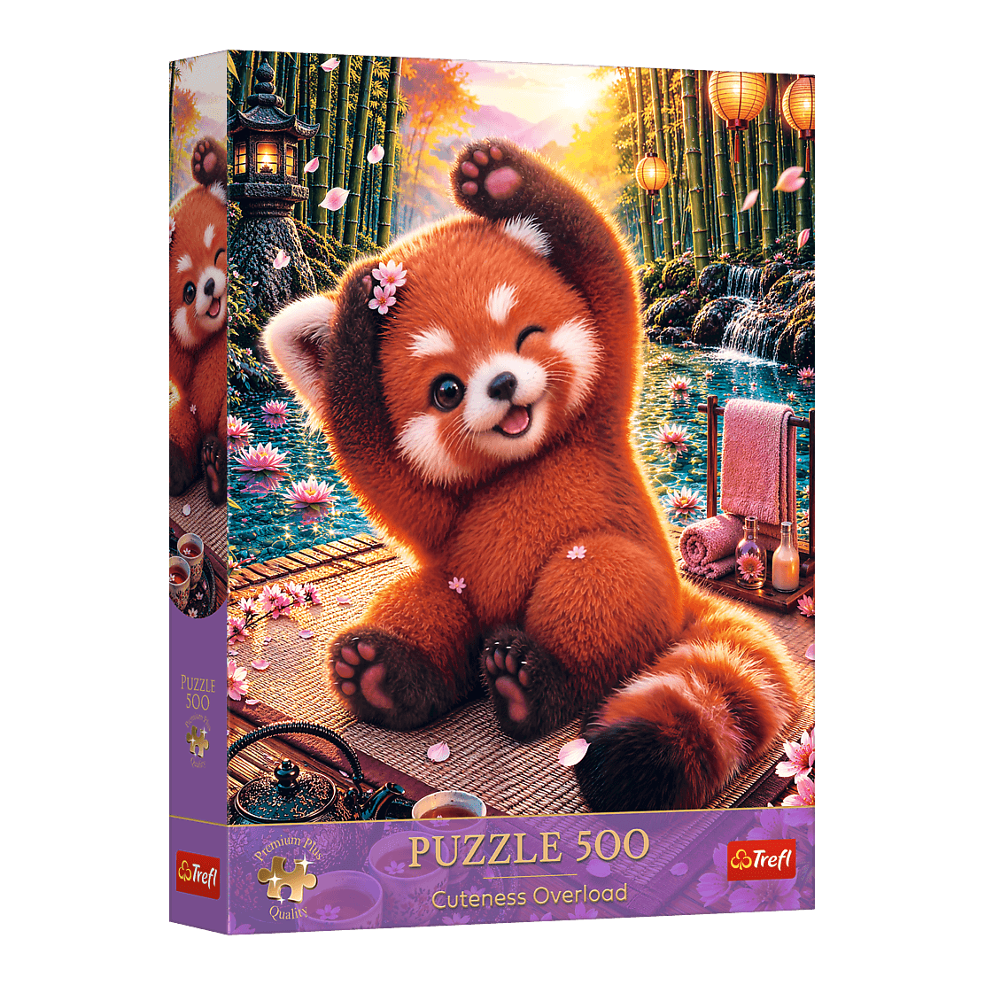 Cuteness Overload: Bájos vörös panda Trefl 500 darabos kirakó puzzle (TR-37644) - puzzlegarden
