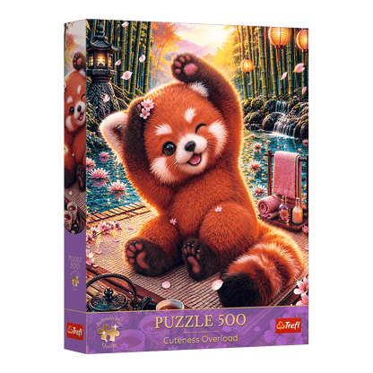 Cuteness Overload: Bájos vörös panda Trefl 500 darabos kirakó puzzle (TR-37644) - puzzlegarden