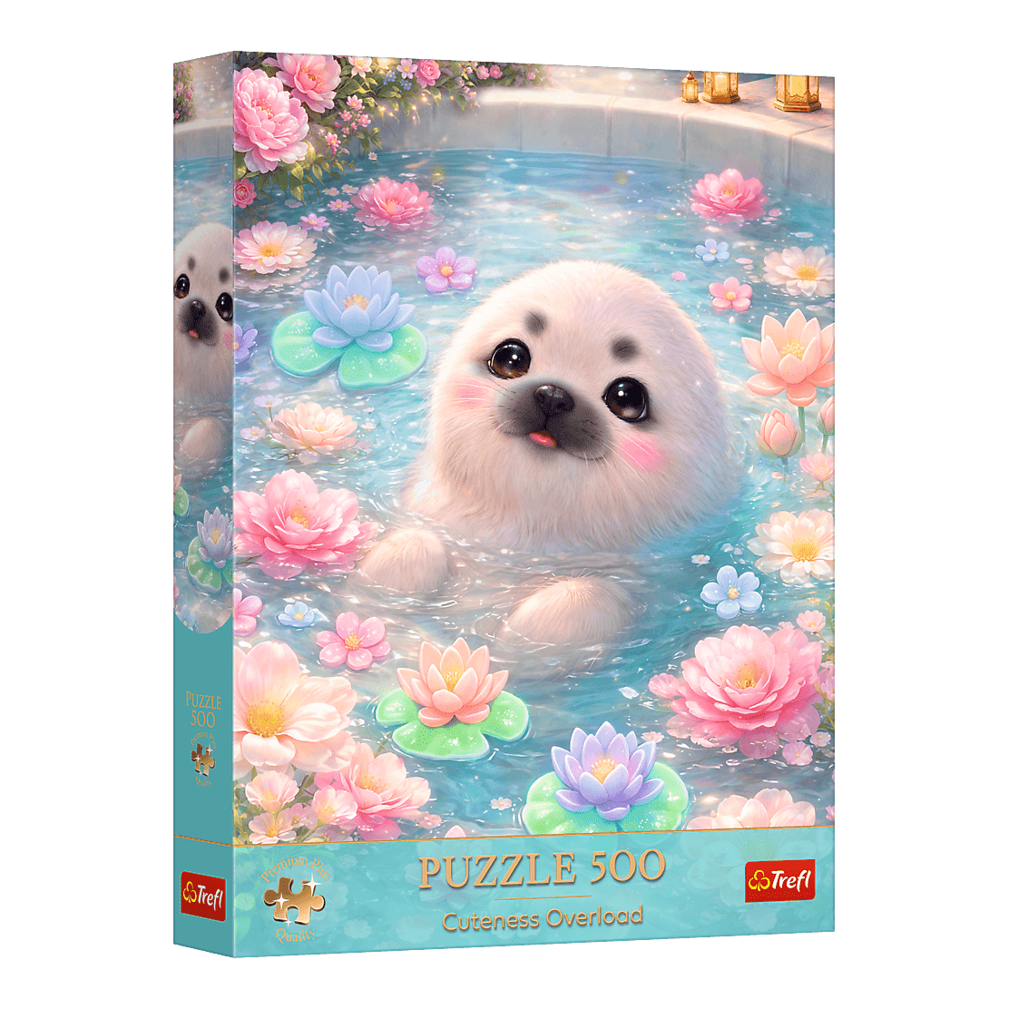 Cuteness Overload: Cuki fóka Trefl 500 darabos kirakó puzzle (TR-37642) - puzzlegarden
