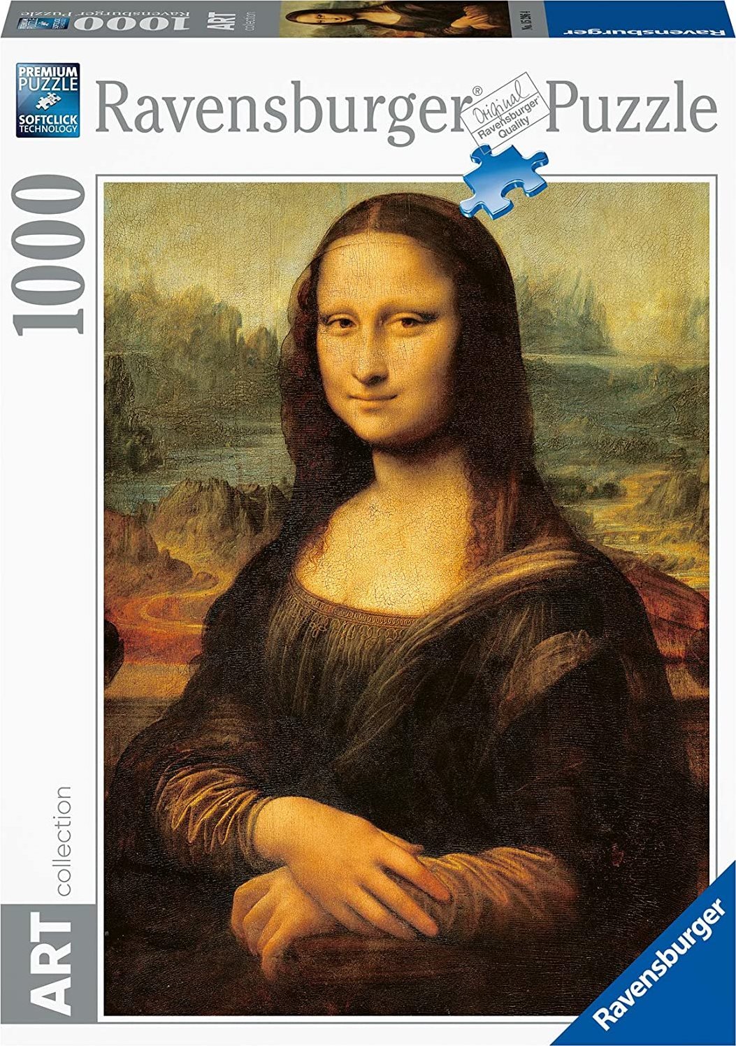 Da Vinci - Mona Lisa Ravensburger 1000 darabos kirakó puzzle (RA-15296 4005556152964) - puzzlegarden