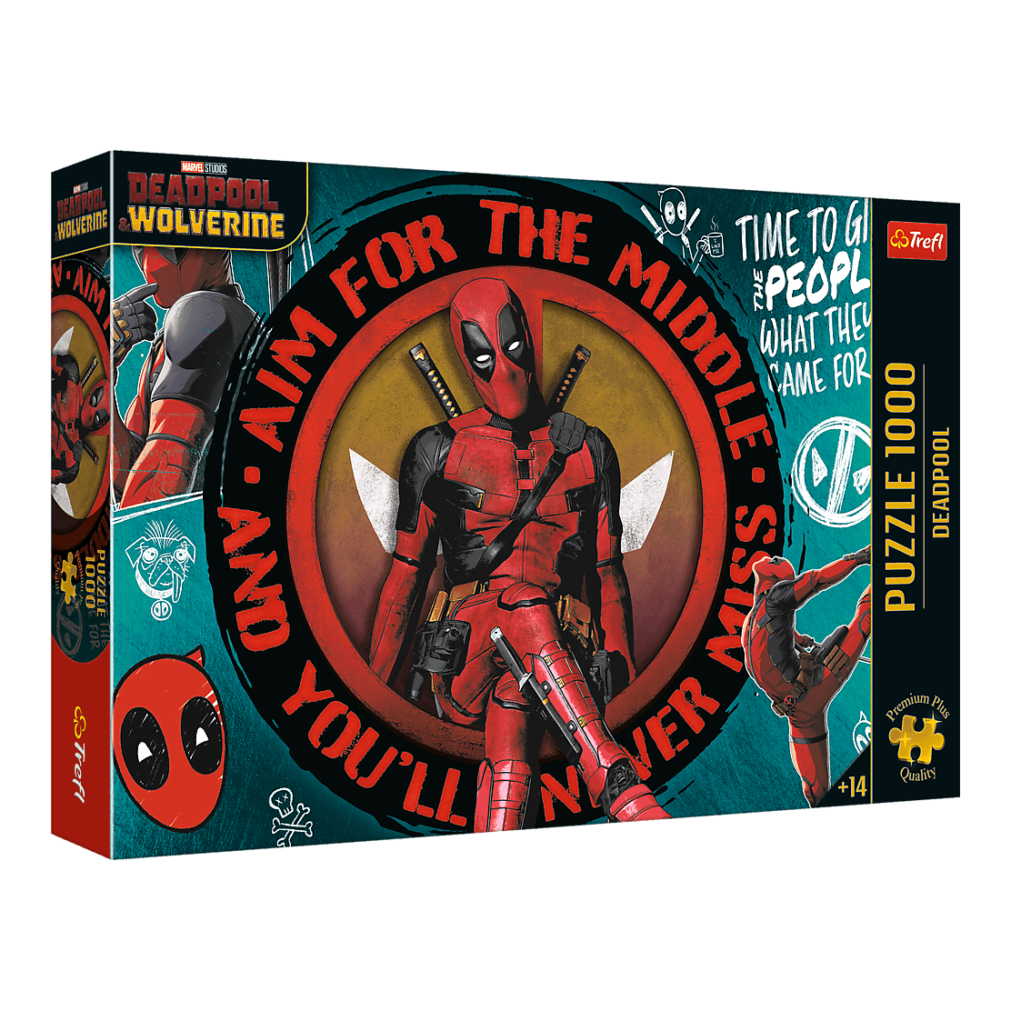 Deadpool Trefl 1000 darabos kirakó puzzle (TR-10835) - puzzlegarden