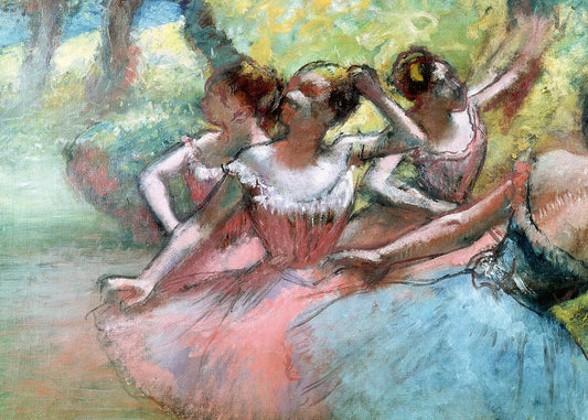 Degas - Négy balerina a színpadon Ravensburger 1000 darabos kirakó puzzle (RA - 12001318) - puzzlegarden