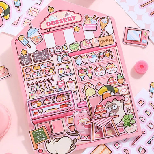 Desszertbolt - matricajelenet Simno 1 darabos kirakó puzzle (SN-6941776321033) - puzzlegarden