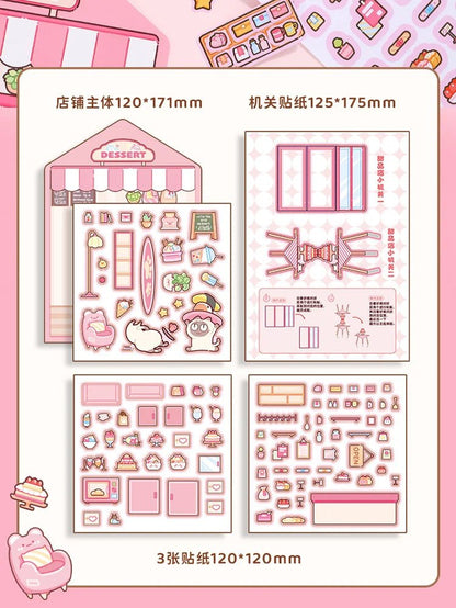 Desszertbolt - matricajelenet Simno 1 darabos kirakó puzzle (SN-6941776321033) - puzzlegarden