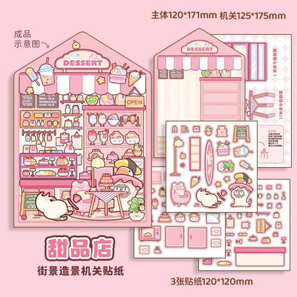 Desszertbolt - matricajelenet Simno 1 darabos kirakó puzzle (SN-6941776321033) - puzzlegarden