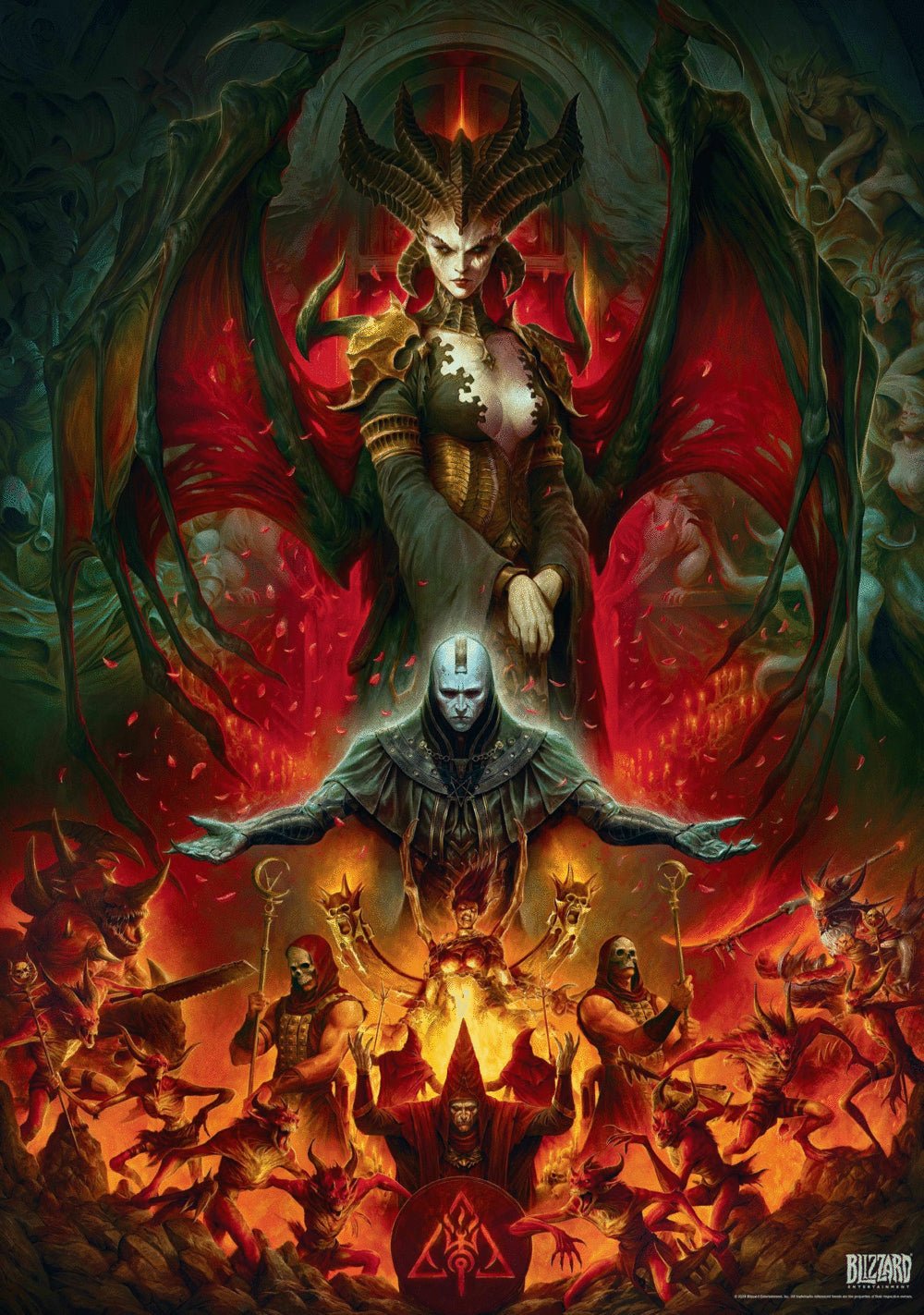 Diablo IV - Lilith kompozíció Good Loot 1000 darabos kirakó puzzle (GL - 5908305246800 5908305246800) - puzzlegarden