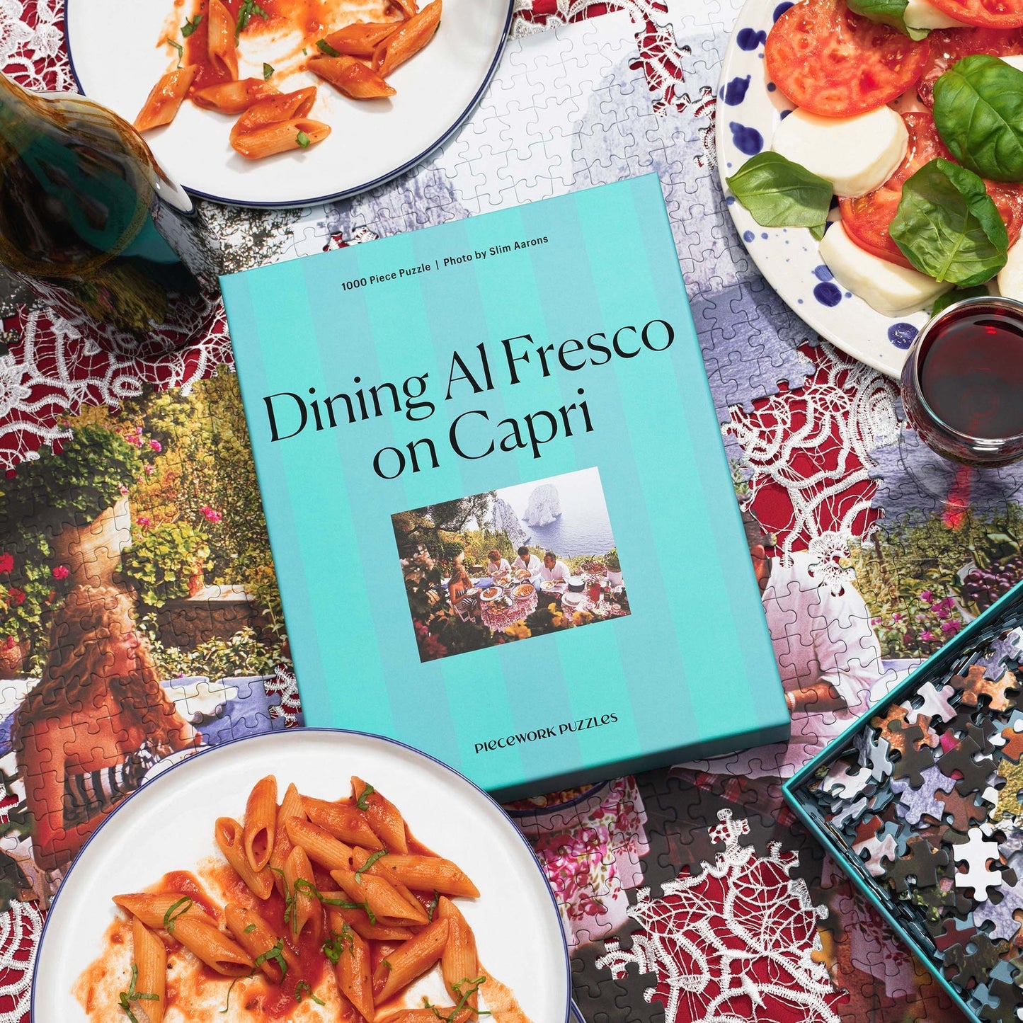 Dining Al Fresco on Capri Piecework 1000 darabos kirakó puzzle (PW - PZ - ALFRESCO - 1000) - puzzlegarden