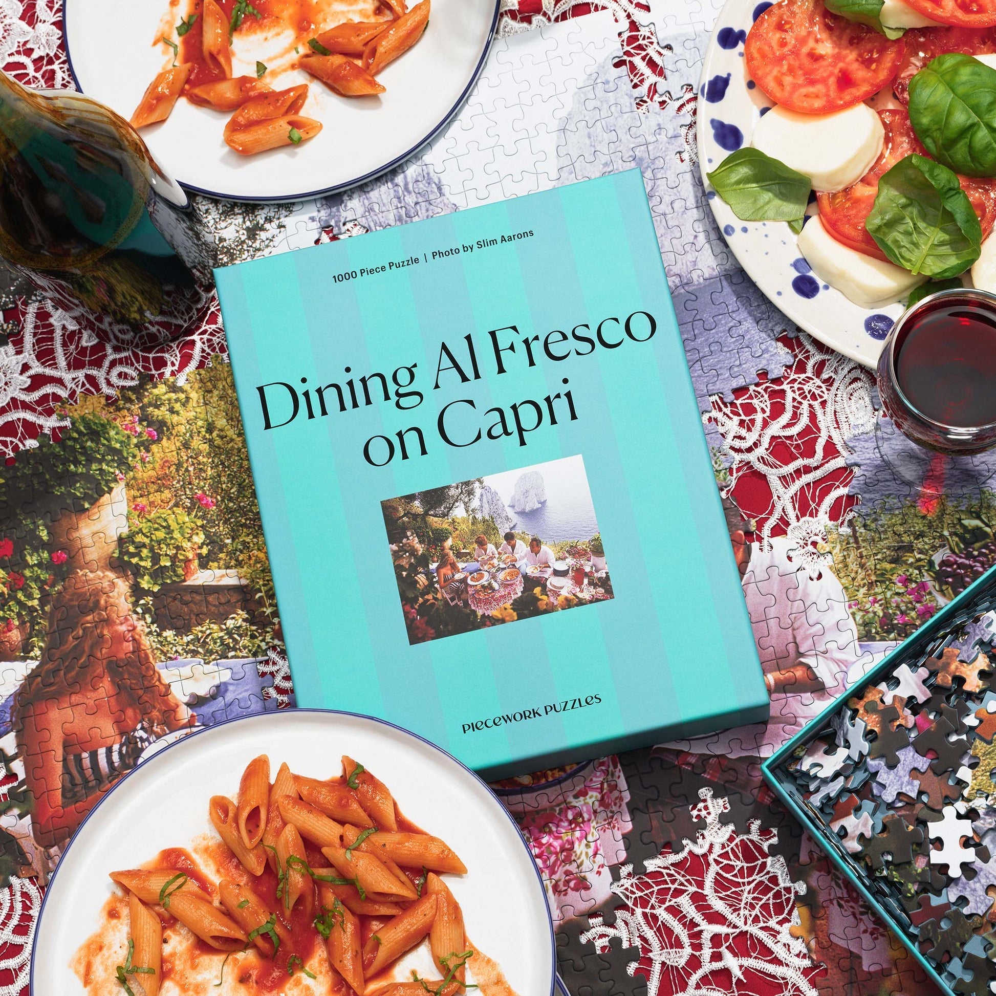 Dining Al Fresco on Capri Piecework 1000 darabos kirakó puzzle (PW - PZ - ALFRESCO - 1000) - puzzlegarden
