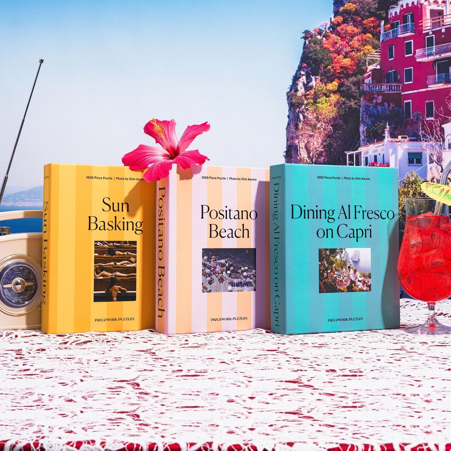 Dining Al Fresco on Capri Piecework 1000 darabos kirakó puzzle (PW - PZ - ALFRESCO - 1000) - puzzlegarden