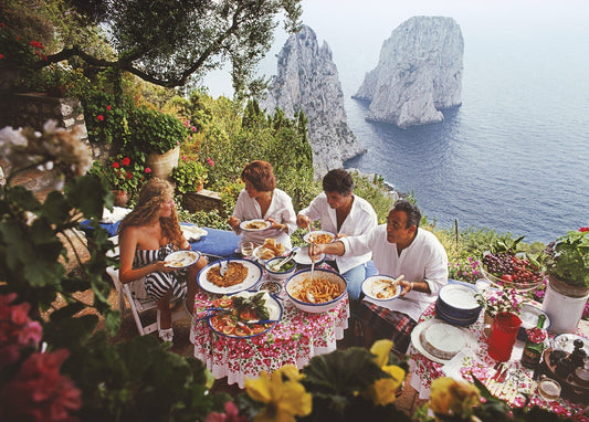 Dining Al Fresco on Capri Piecework 1000 darabos kirakó puzzle (PW - PZ - ALFRESCO - 1000) - puzzlegarden