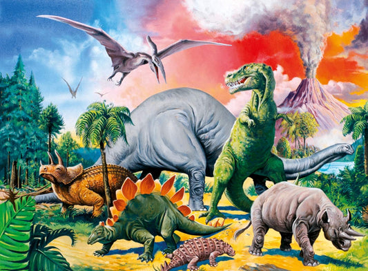 Dinoszauruszok Között Ravensburger 100 darabos kirakó puzzle (RA - 10957) - puzzlegarden