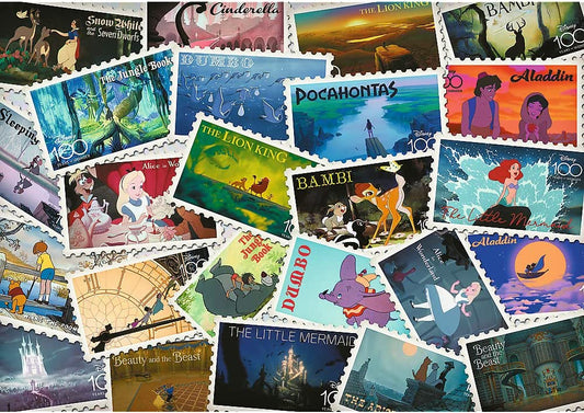 Disney 100 - Disney Bélyegek Trefl Prime 1000 darabos kirakó puzzle (TR-10760 5900511107609) - puzzlegarden