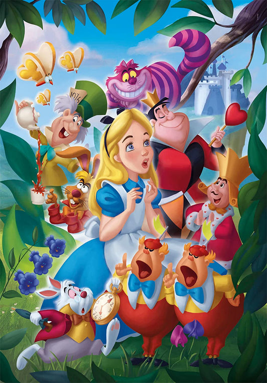 Disney - Alíz csodaországban Clementoni 1000 darabos kirakó puzzle (CL-39673 8005125396733) - puzzlegarden