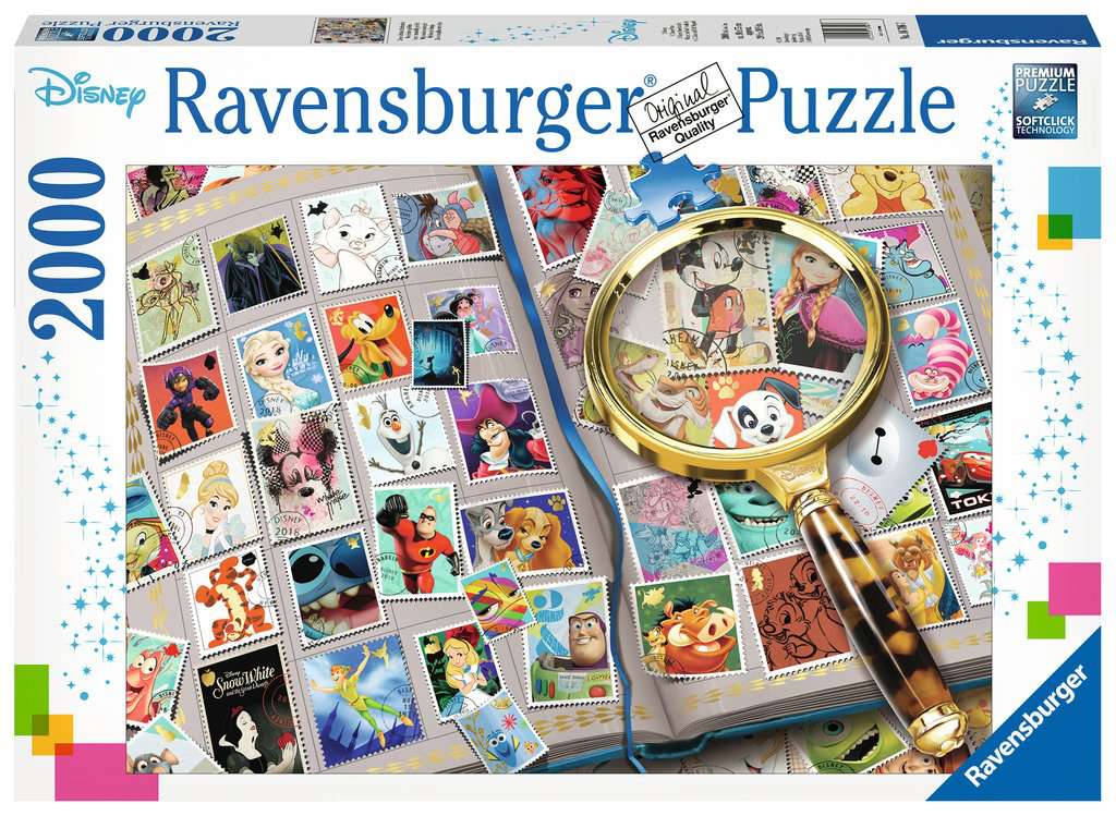 Disney bélyeggyűjtemény Ravensburger 2000 darabos kirakó puzzle (RA-16706 4005556167067) - puzzlegarden