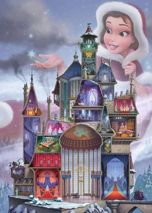 Disney Castle Collection - Belle Ravensburger 1000 darabos kirakó puzzle (RA-17334 4005556173341) - puzzlegarden