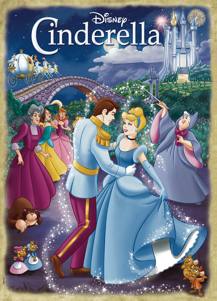 Disney Classic Collection - Hamupipőke Jumbo 1000 darabos kirakó puzzle (JU-19485 8710126194850) - puzzlegarden