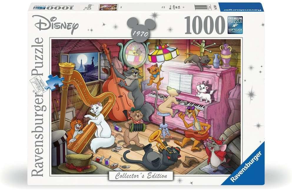 Disney Collector's Edition - Macskarisztokraták Ravensburger 1000 darabos kirakó puzzle (RA-17542 4005556175420) - puzzlegarden