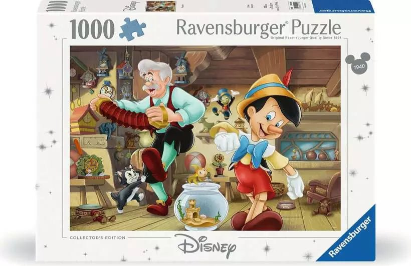 Disney Collector's Edition - Pinokkió Ravensburger 1000 darabos kirakó puzzle (RA-12000108) - puzzlegarden