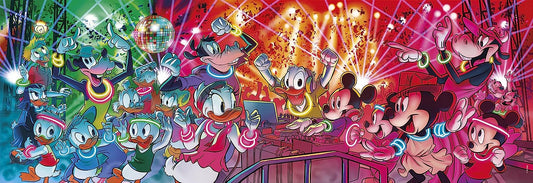 Disney Disco - Panoráma Clementoni 1000 darabos kirakó puzzle (CL-39660 8005125396603) - puzzlegarden