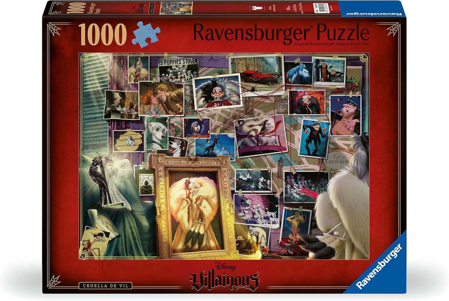 Disney gonoszai - Szörnyella Ravensburger 1000 darabos kirakó puzzle (RA-12000393) - puzzlegarden