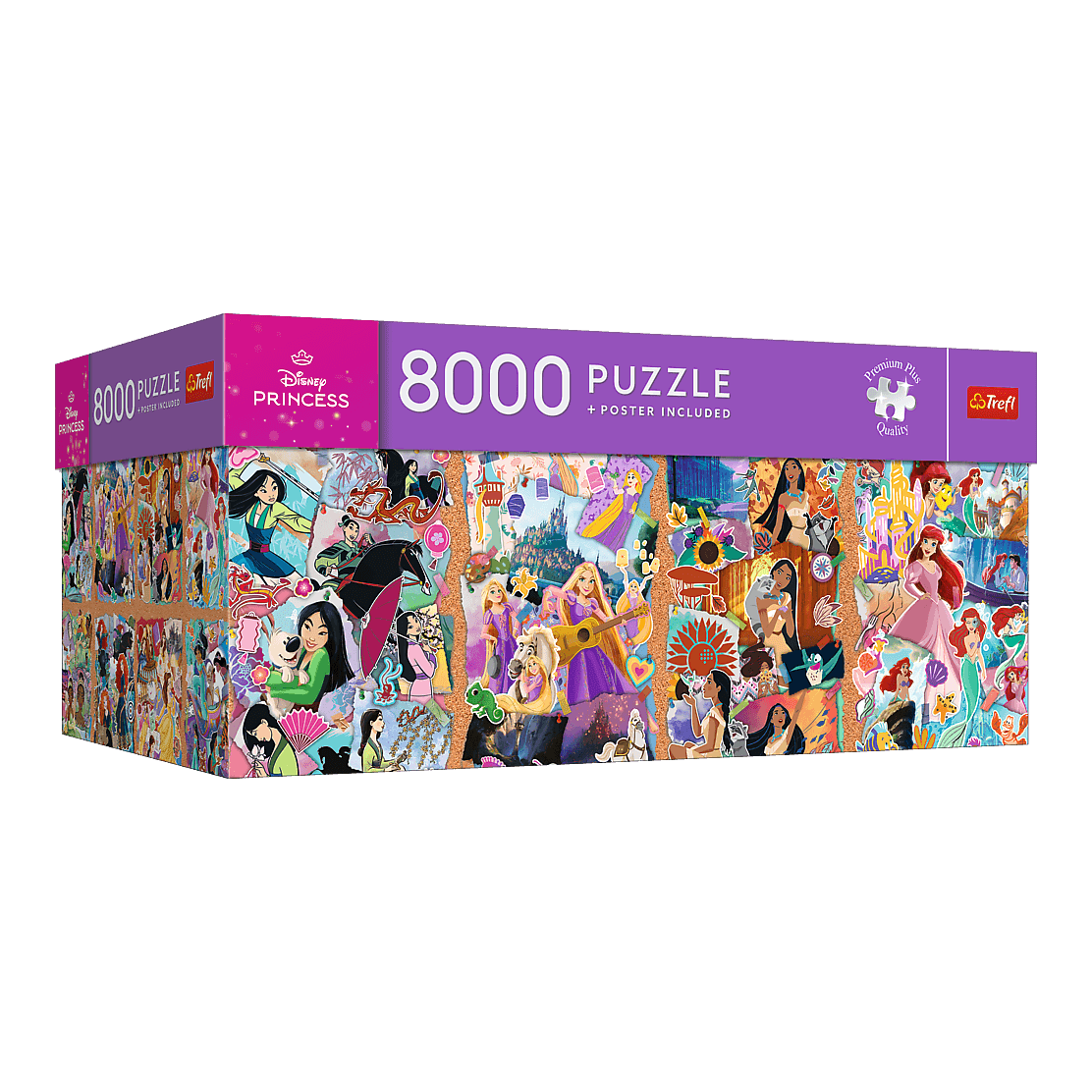 Disney-hercegnők gyűjteménye Trefl 8000 darabos kirakó puzzle (TR-81053) - puzzlegarden