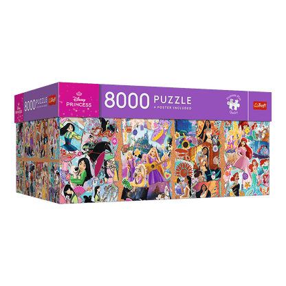 Disney-hercegnők gyűjteménye Trefl 8000 darabos kirakó puzzle (TR-81053) - puzzlegarden