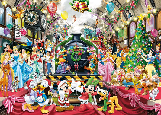 Disney Karácsony - Mindenki a fedélzeten! Ravensburger 1000 darabos kirakó puzzle (RA-19553 4005556195534) - puzzlegarden