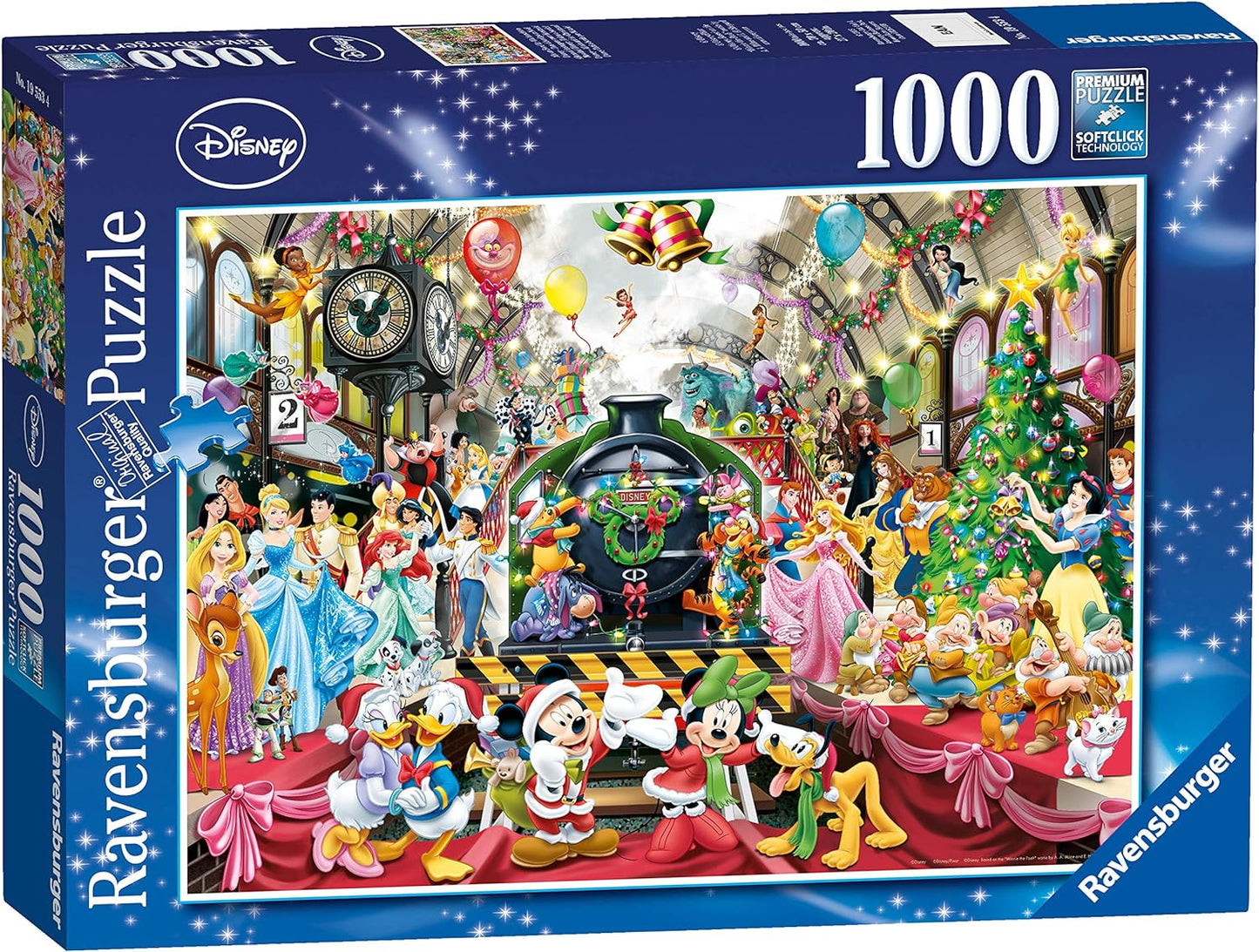 Disney Karácsony - Mindenki a fedélzeten! Ravensburger 1000 darabos kirakó puzzle (RA-19553 4005556195534) - puzzlegarden