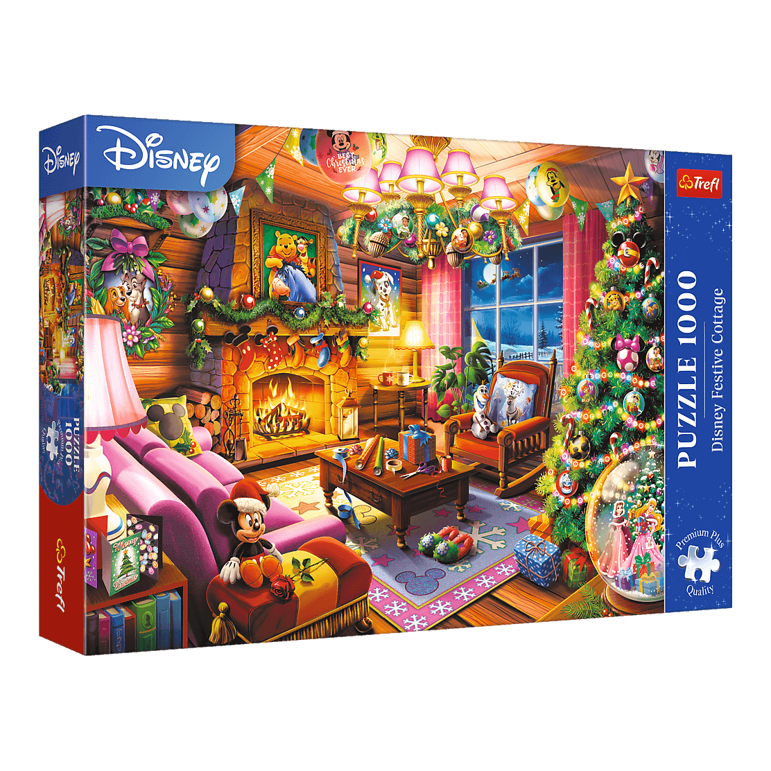 Disney Karácsonyi Kunyhó Trefl 1000 darabos kirakó puzzle (TR-10916) - puzzlegarden
