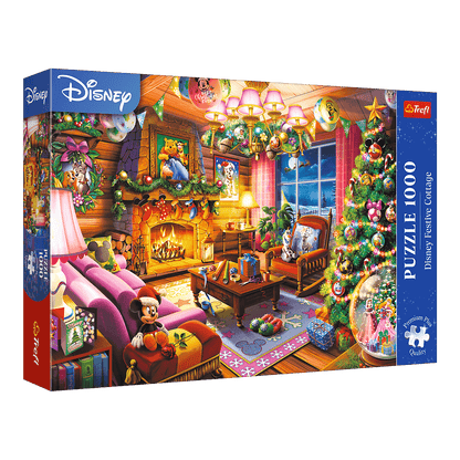 Disney Karácsonyi Kunyhó Trefl 1000 darabos kirakó puzzle (TR-10916) - puzzlegarden