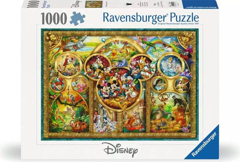 Disney klasszikusok Ravensburger 1000 darabos kirakó puzzle (RA-12000469) - puzzlegarden