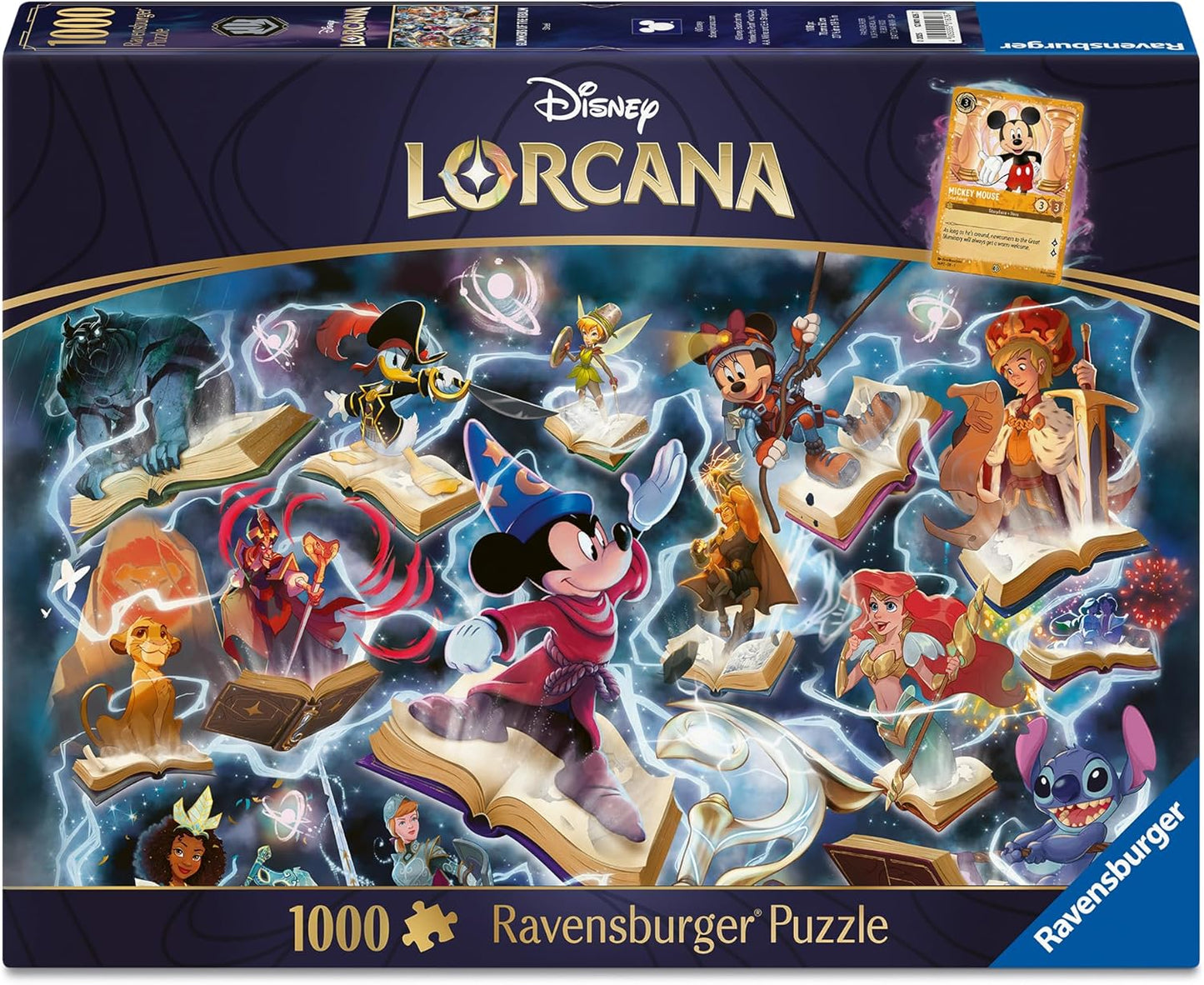 Disney Lorcana - A birodalom csillogása - Acél Ravensburger 1000 darabos kirakó puzzle (RA-12001626) - puzzlegarden