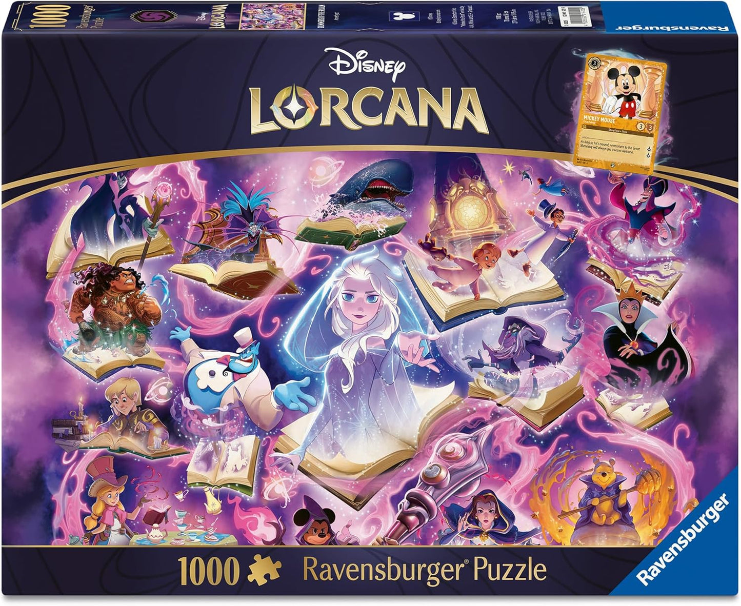 Disney Lorcana - A birodalom csillogása - Ametiszt Ravensburger 1000 darabos kirakó puzzle (RA-12001622) - puzzlegarden