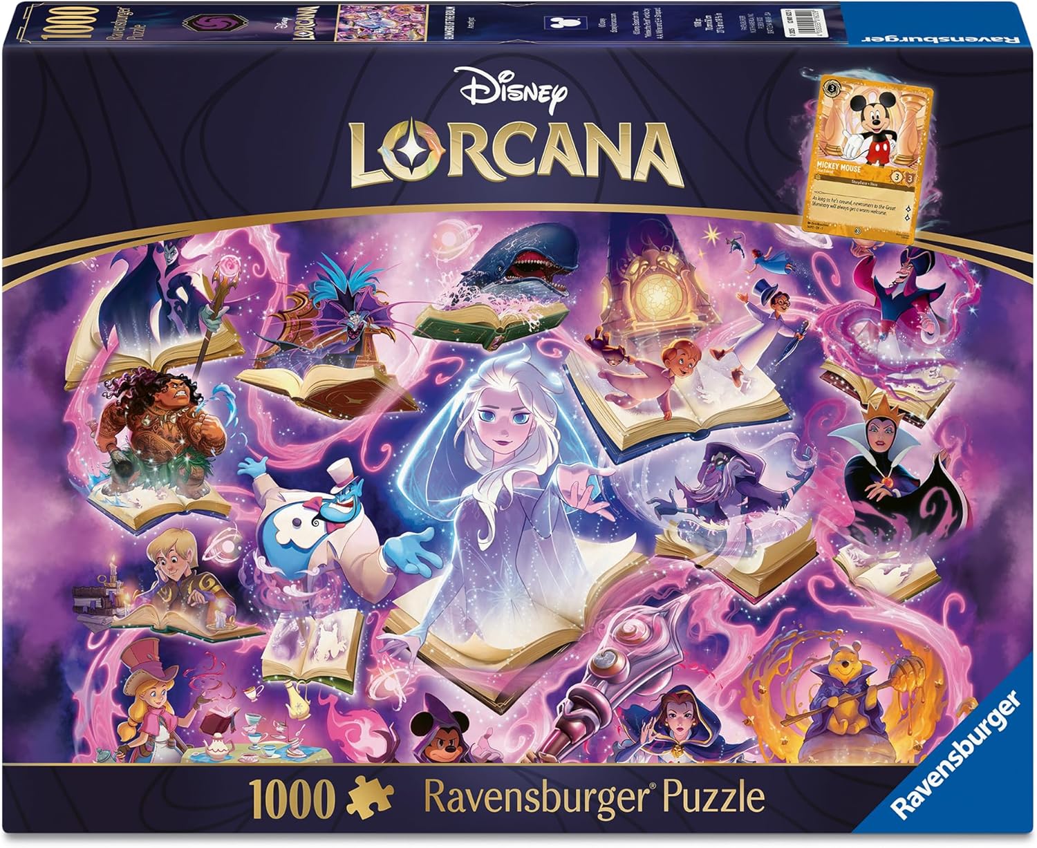 Disney Lorcana - A birodalom csillogása - Ametiszt Ravensburger 1000 darabos kirakó puzzle (RA-12001622) - puzzlegarden