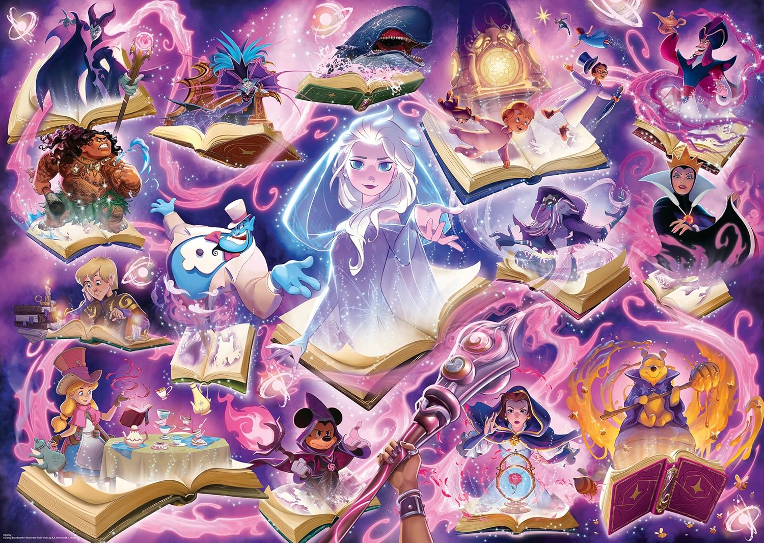 Disney Lorcana - A birodalom csillogása - Ametiszt Ravensburger 1000 darabos kirakó puzzle (RA-12001622) - puzzlegarden